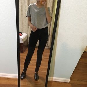 GAP black skinny jeans